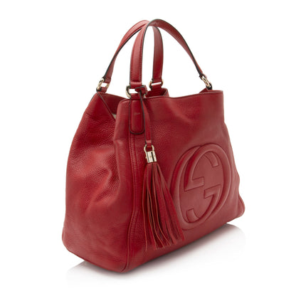 Gucci Leather Soho Medium Tote (SHF-hElGf2)