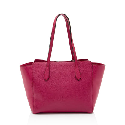 Gucci Leather Swing Small Tote