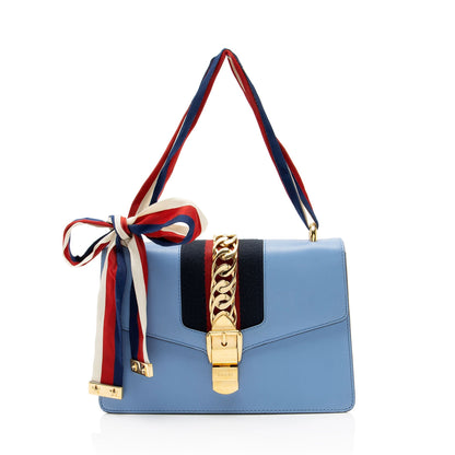 Gucci Leather Sylvie Small Shoulder Bag