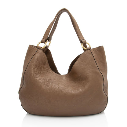Gucci Leather Twill Medium Tote