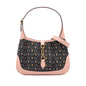 Gucci Limited Edition Small GG Embroidered Denim Floral Jackie 1961 Crossbody