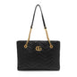 Gucci Matelasse Calfskin GG Marmont Medium Chain Tote