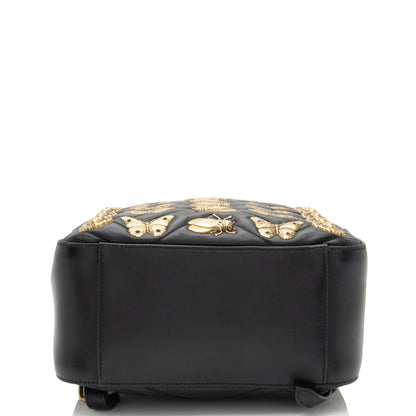 Gucci Matelasse Leather GG Marmont Animal Studs Backpack (SHF-1Xptvj)