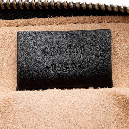Gucci Matelasse Leather GG Marmont Animal Studs Clutch
