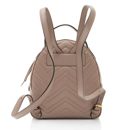 Gucci Matelasse Leather GG Marmont Backpack
