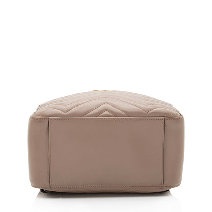 Gucci Matelasse Leather GG Marmont Backpack