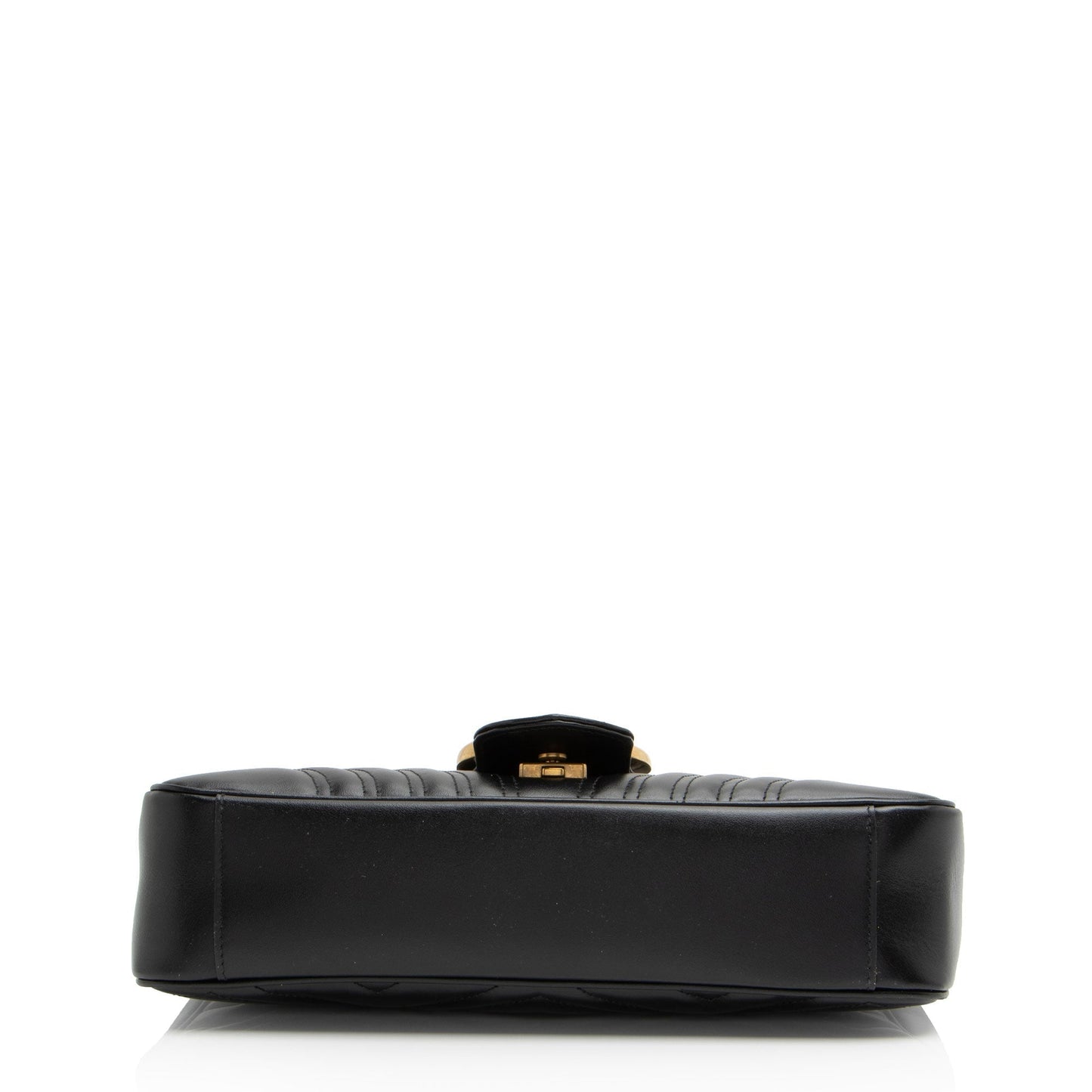 Gucci Matelasse Leather GG Marmont Medium Flap Bag (SHF-d4o6xL)