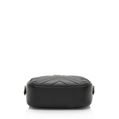 Gucci Matelasse Leather GG Marmont Mini Bag (SHF-3G1w1x)