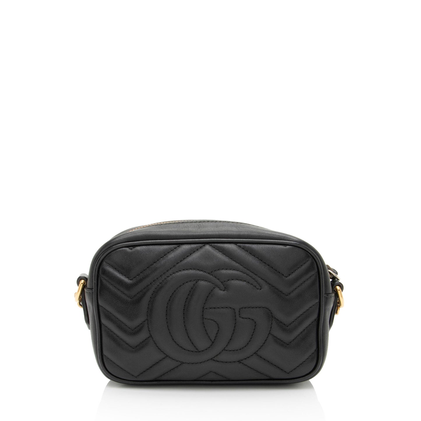 Gucci Matelasse Leather GG Marmont Mini Camera Bag