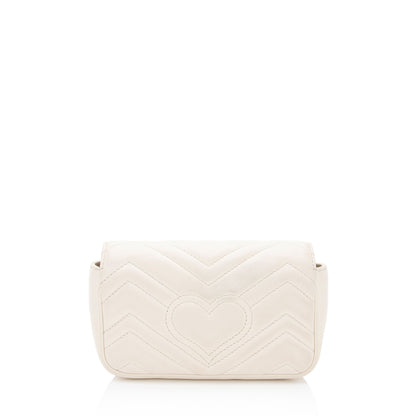 Gucci Matelasse Leather GG Marmont Mini Flap Bag