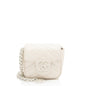 Gucci Matelasse Leather GG Marmont Monochrome Square Chain Belt Bag