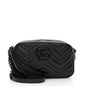 Gucci Matelasse Leather Monochrome GG Marmont Small Camera Bag