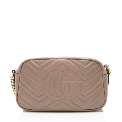 Gucci Matelasse Leather GG Marmont Small Camera Bag