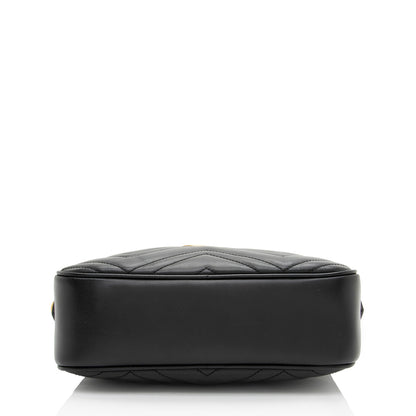 Gucci Matelasse Leather GG Marmont Small Camera Bag
