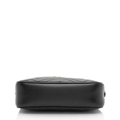 Gucci Matelasse Leather GG Marmont Small Camera Bag