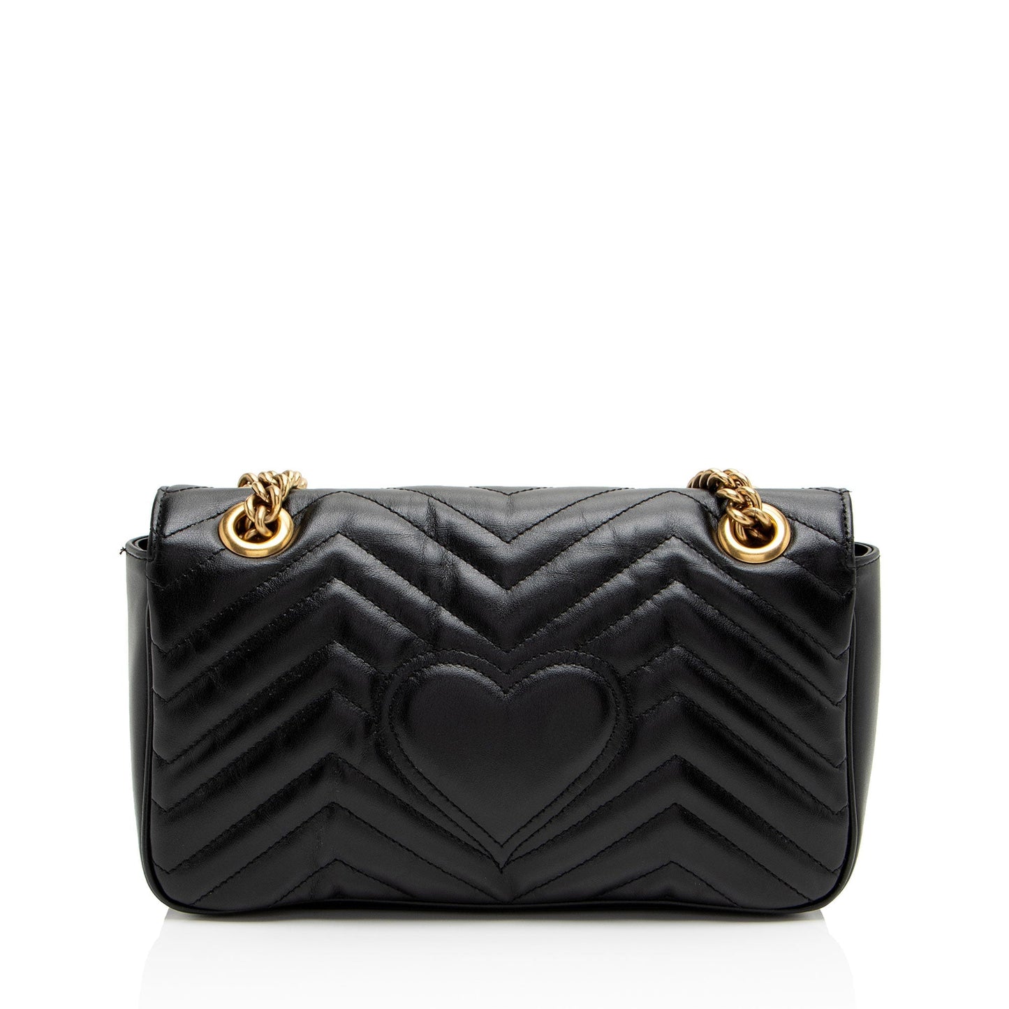 Gucci Matelasse Leather GG Marmont Medium Flap Bag