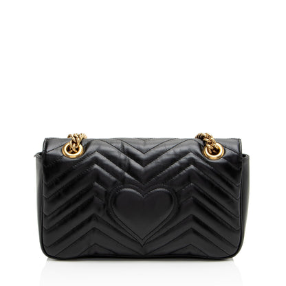 Gucci Matelasse Leather GG Marmont Medium Flap Bag