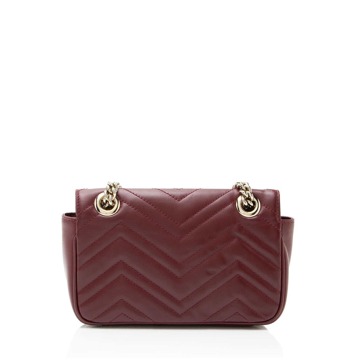 Gucci Matelasse Leather GG Marmont Small Flap Bag
