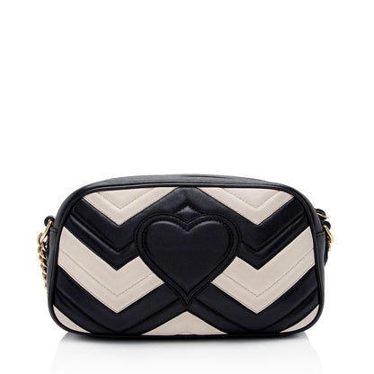 Gucci Matelasse Leather GG Marmont Small Shoulder Bag (SHF-cKg6iD)