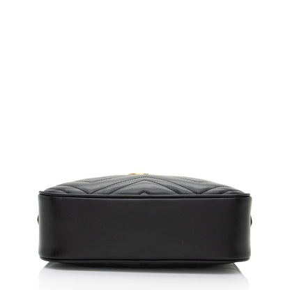 Gucci Matelasse Leather GG Marmont Small Shoulder Bag