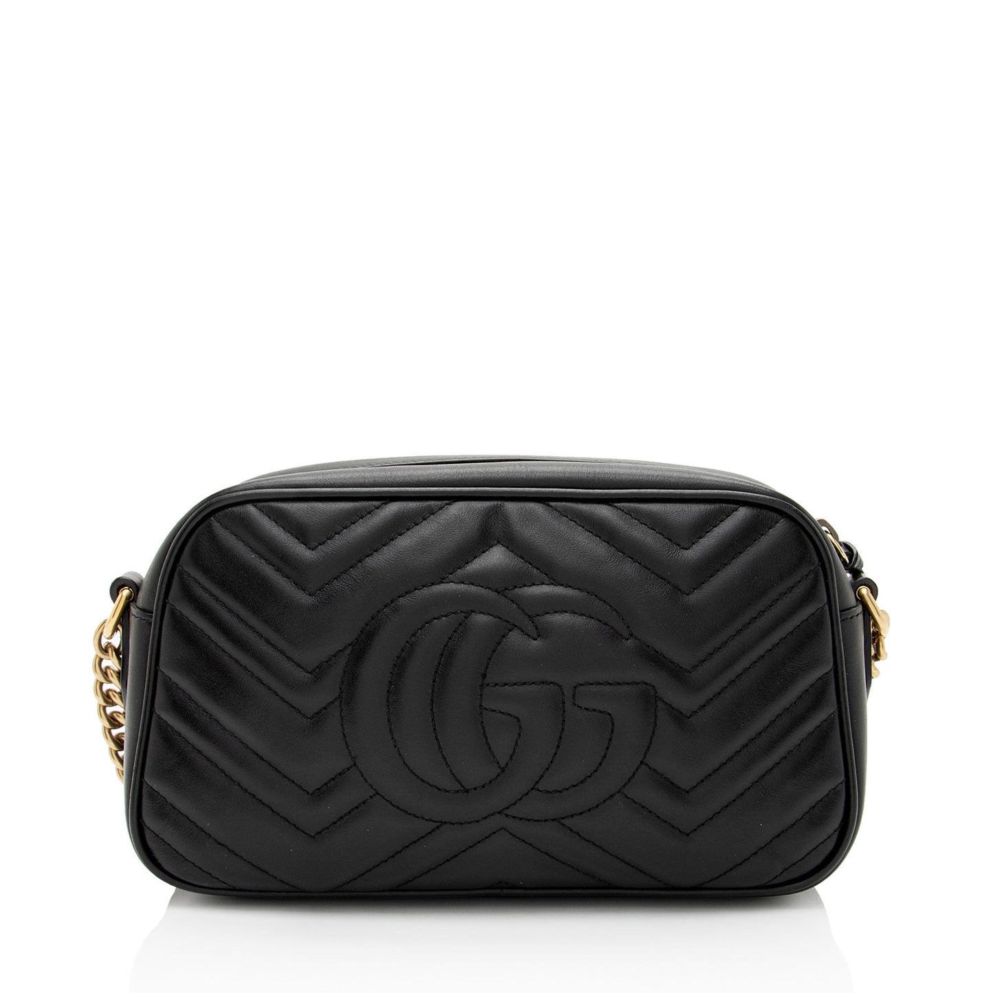 Gucci Matelasse Leather GG Marmont Small Camera Bag