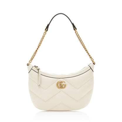 Gucci Matelasse Leather GG Marmont Small Shoulder Bag