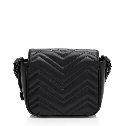 Gucci Matelasse Leather GG Marmont Square Shoulder Bag (SHF-43SCt3)