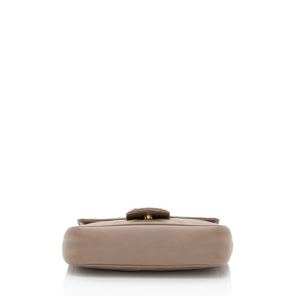 Gucci Matelasse Leather GG Marmont Mini Flap Bag