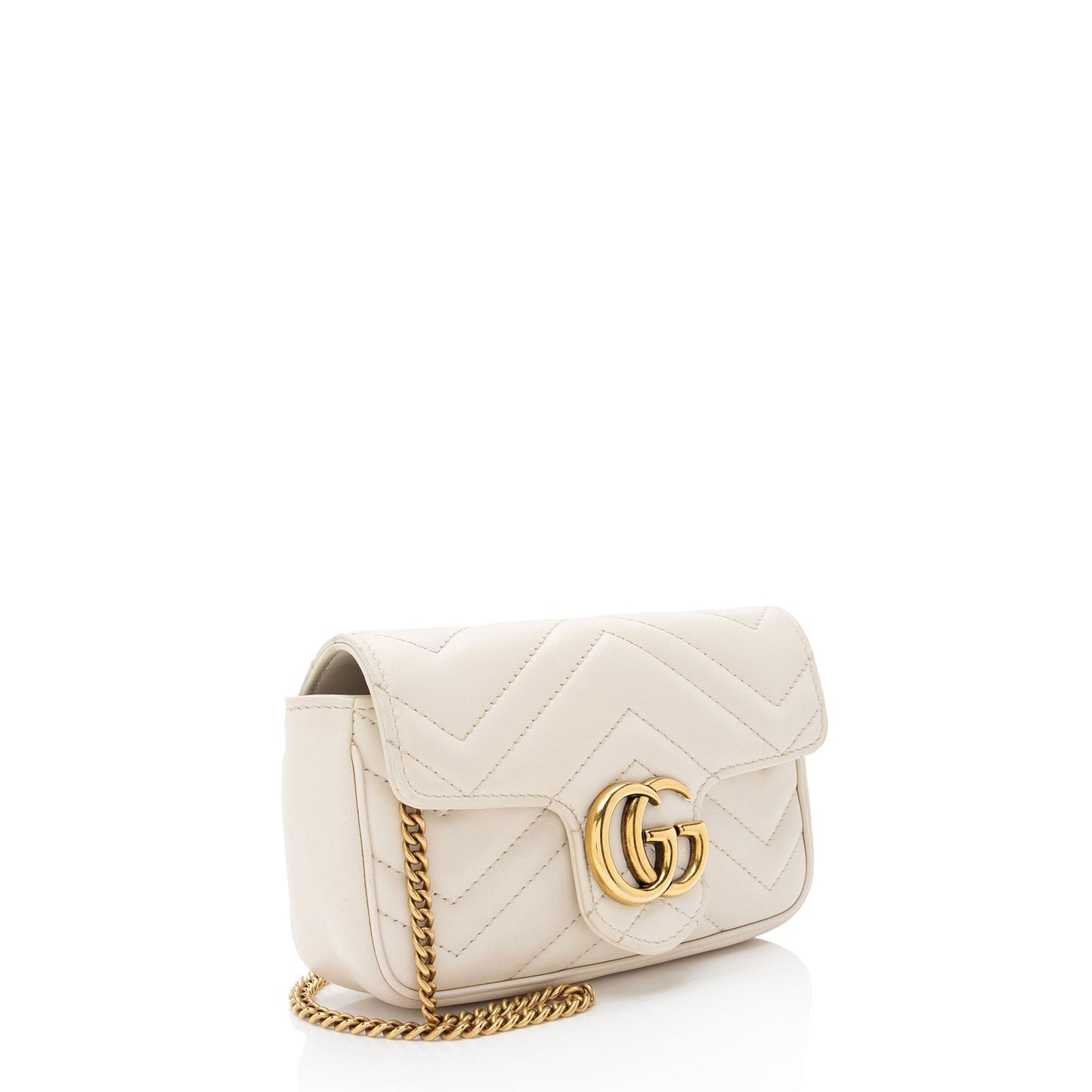 Gucci Matelasse Leather GG Marmont Mini Flap Bag
