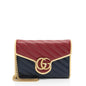 Gucci Matelasse Leather Torchon GG Marmont Mini Chain Bag
