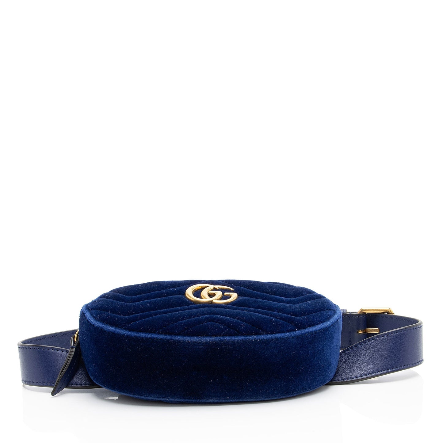 Gucci Matelasse Velvet GG Marmont Belt Bag - Size 34 / 85