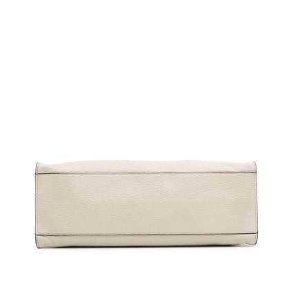 Gucci Medium Calfskin Bamboo Daily Shopper Satchel