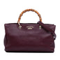 Gucci Medium Calfskin Bamboo Shopper Satchel