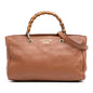 Gucci Medium Calfskin Bamboo Shopper Satchel