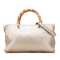 Gucci Medium Calfskin Bamboo Shopper Satchel