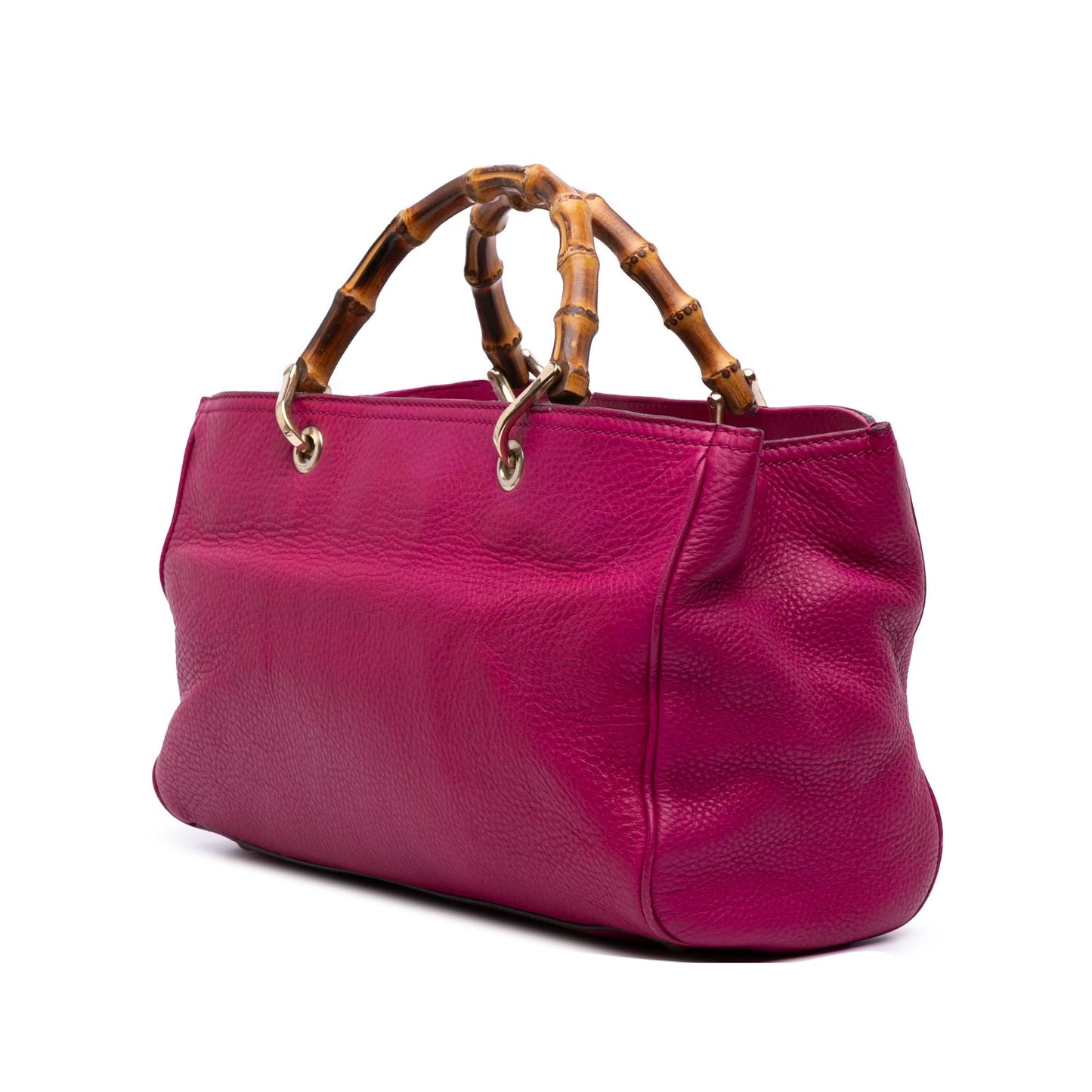 Gucci Medium Calfskin Bamboo Shopper Satchel