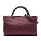 Gucci Medium Calfskin Bamboo Shopper Satchel