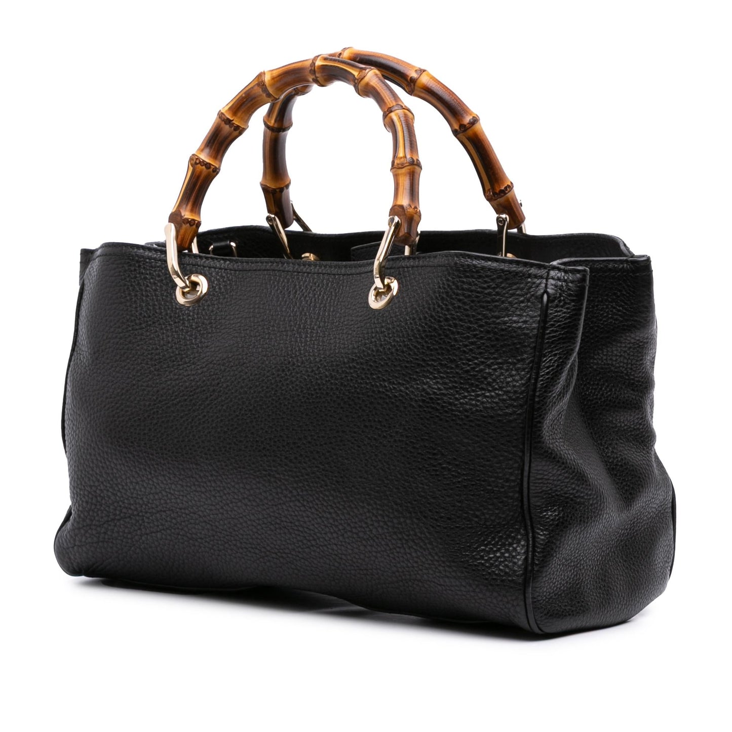 Gucci Medium Calfskin Bamboo Shopper Satchel