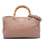 Gucci Medium Calfskin Bamboo Shopper Satchel