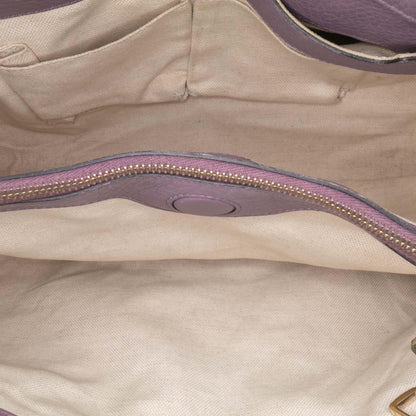 Gucci Medium Calfskin Bamboo Shopper Satchel