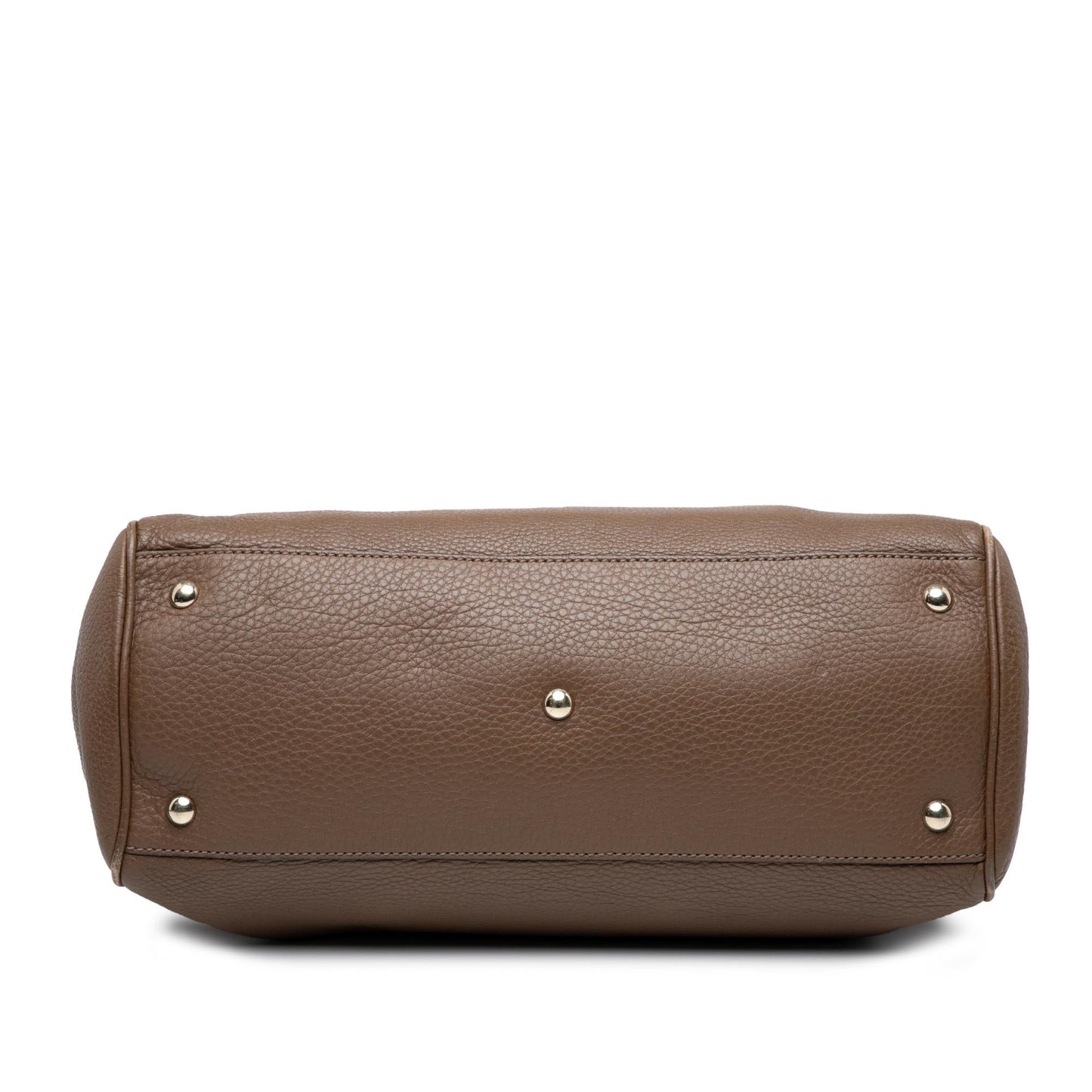 Gucci Medium Calfskin Bamboo Shopper Satchel