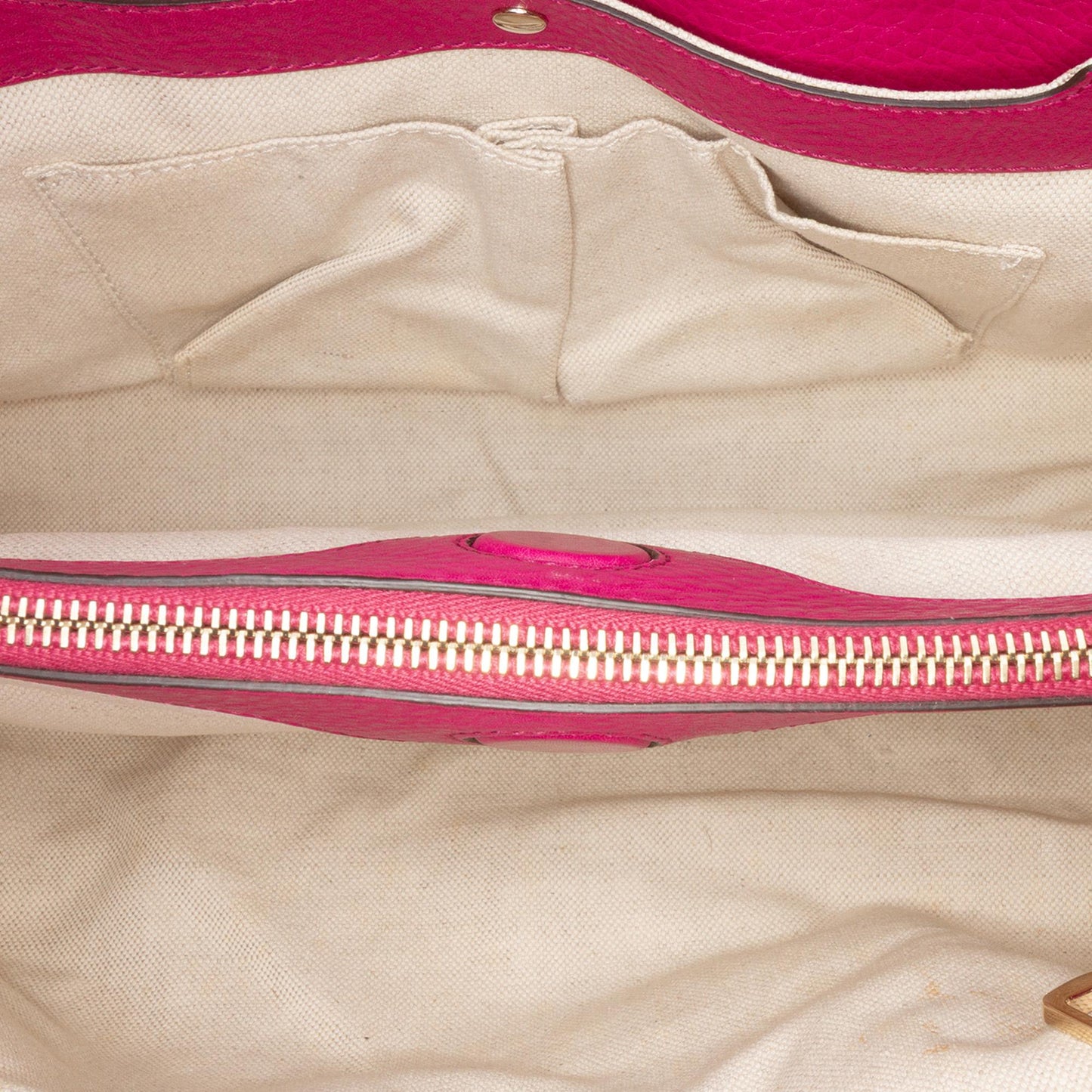 Gucci Medium Calfskin Bamboo Shopper Satchel