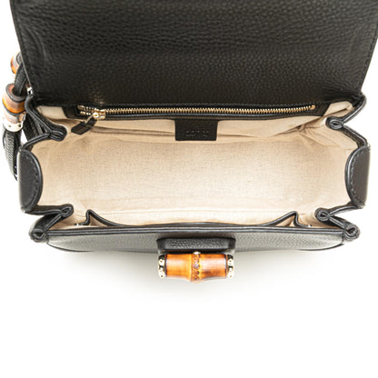 Gucci Medium Calfskin Bamboo Top Handle Bag