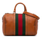 Gucci Medium Calfskin Web Joy Boston Bag