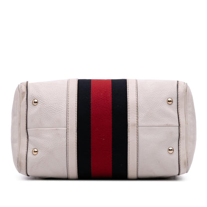 Gucci Medium Calfskin Web Joy Boston Bag