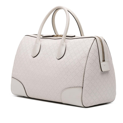 Gucci Medium Diamante Leather Boston Bag