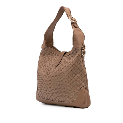 Gucci Medium Diamante Perforated Calfskin New Jackie Satchel