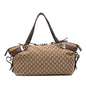 Gucci Medium GG Canvas Bamboo Bar Tote