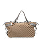 Gucci Medium GG Canvas Bamboo Bar Tote