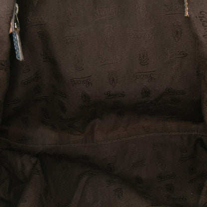 Gucci Medium GG Canvas Bamboo Bar Tote